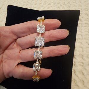 Freida Rothman 14K Gold Over Sterling Silver With Cubic Zirconia Bracelet